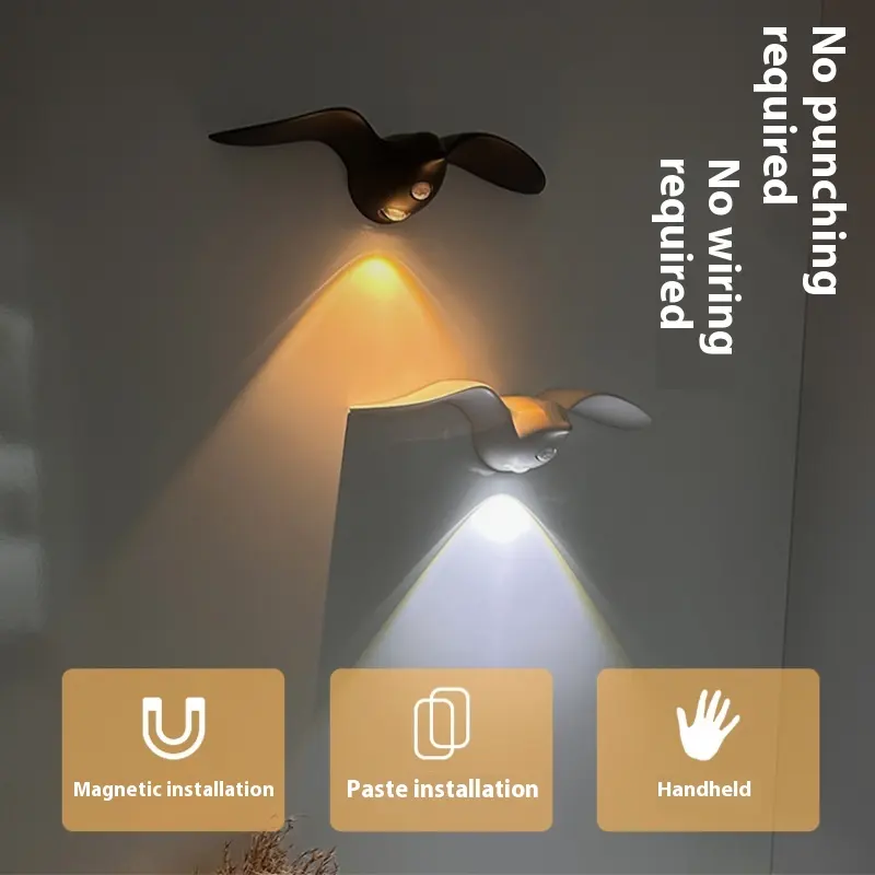 Infrared Sensor Lamp Aisle Stairs Hallway Rechargeable