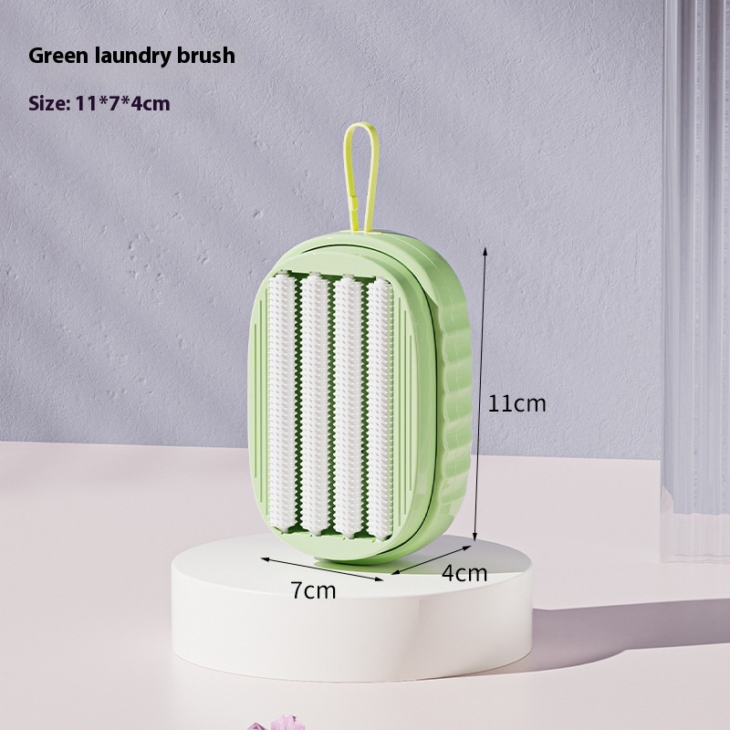 Press The Pressure Liquid Clothes Cleaning Brush Household Multi-functional Soft Rubber Roller Cleaning