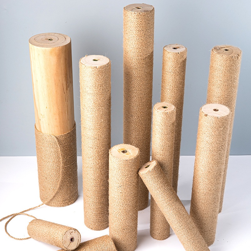 Cat Climbing Pillar Solid Wood Hemp Rope Sky Pillar
