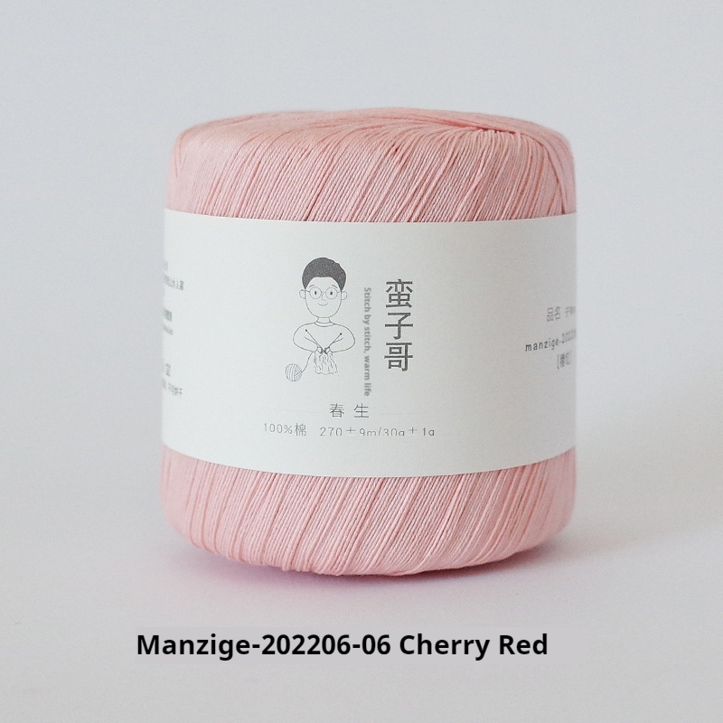 Silk Thread Pure Cotton Hand-woven Crochet Hairline Rule Wool Ball
