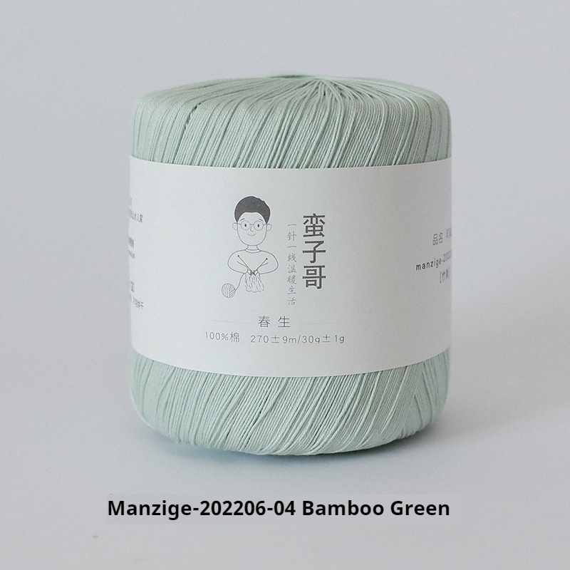 Silk Thread Pure Cotton Hand-woven Crochet Hairline Rule Wool Ball