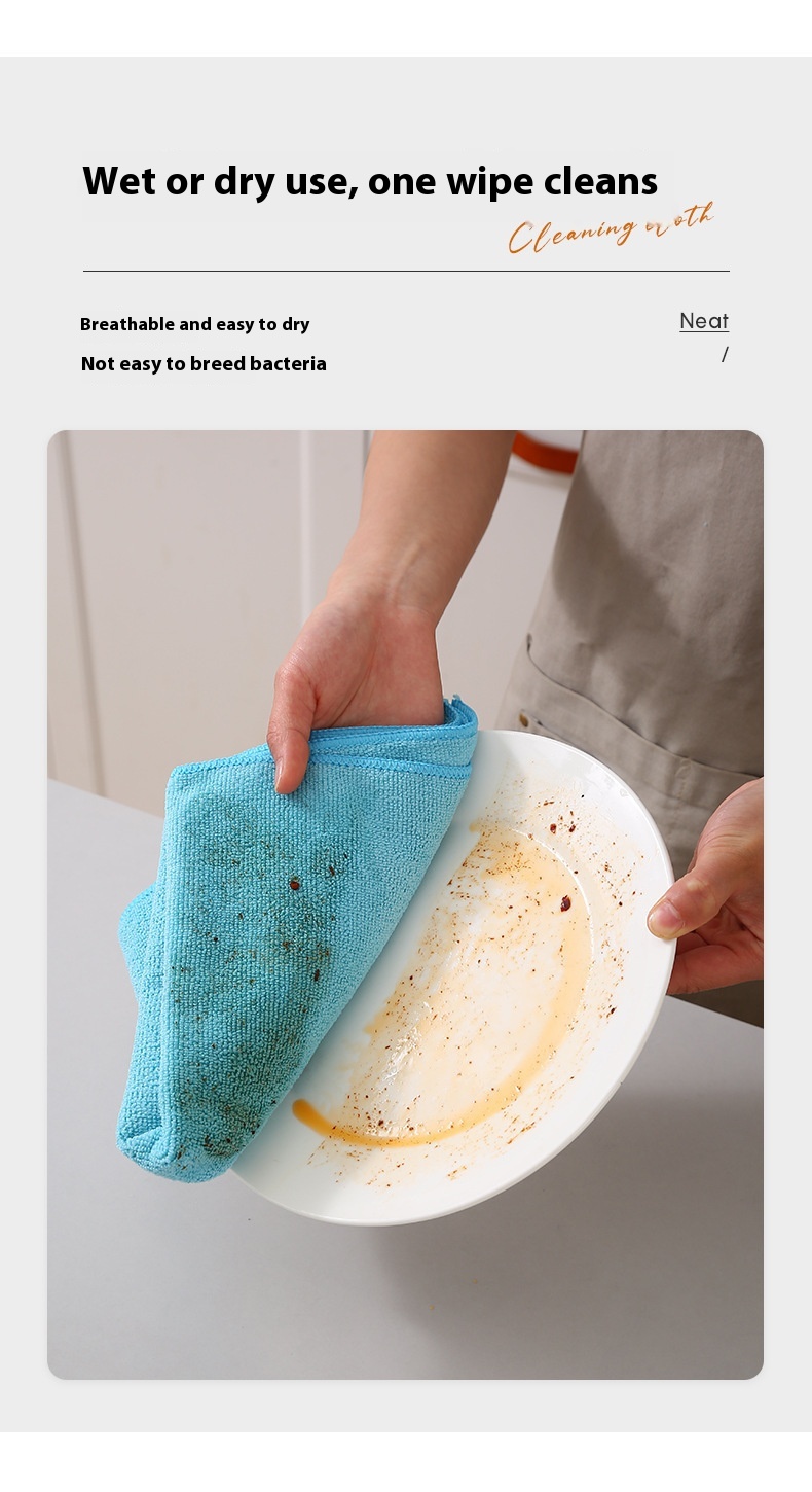 Absorbent Cloth Kitchen Home Dishcloth Car Car Cleaning Cleaning Towel