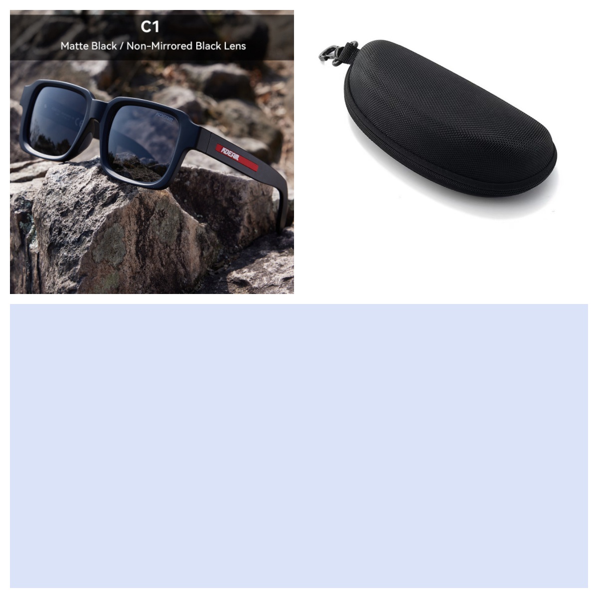TR90 Colorful Polarized Sunglasses Square - Image 3