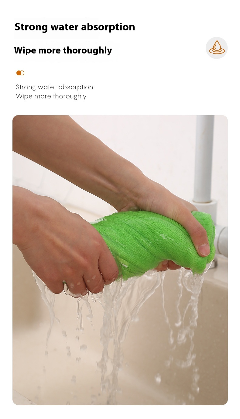 Absorbent Cloth Kitchen Home Dishcloth Car Car Cleaning Cleaning Towel