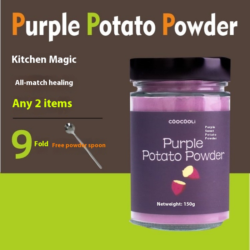 Kitchen Baking Homemade Steamed Bread Purple Potato Flour