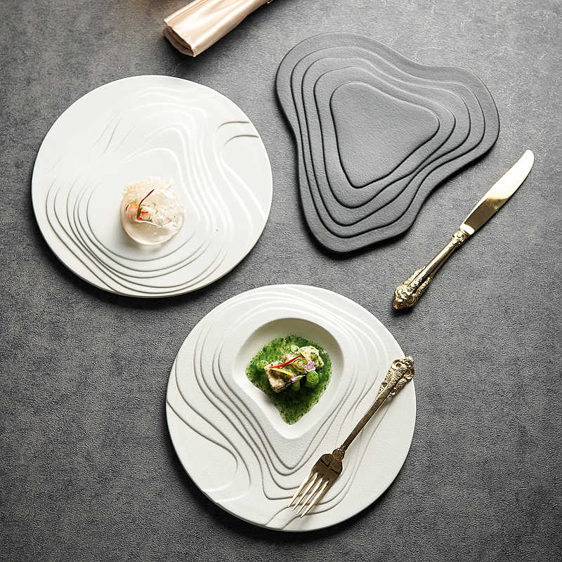 Dessert Steak Terrace Creative Ceramic Western Plate