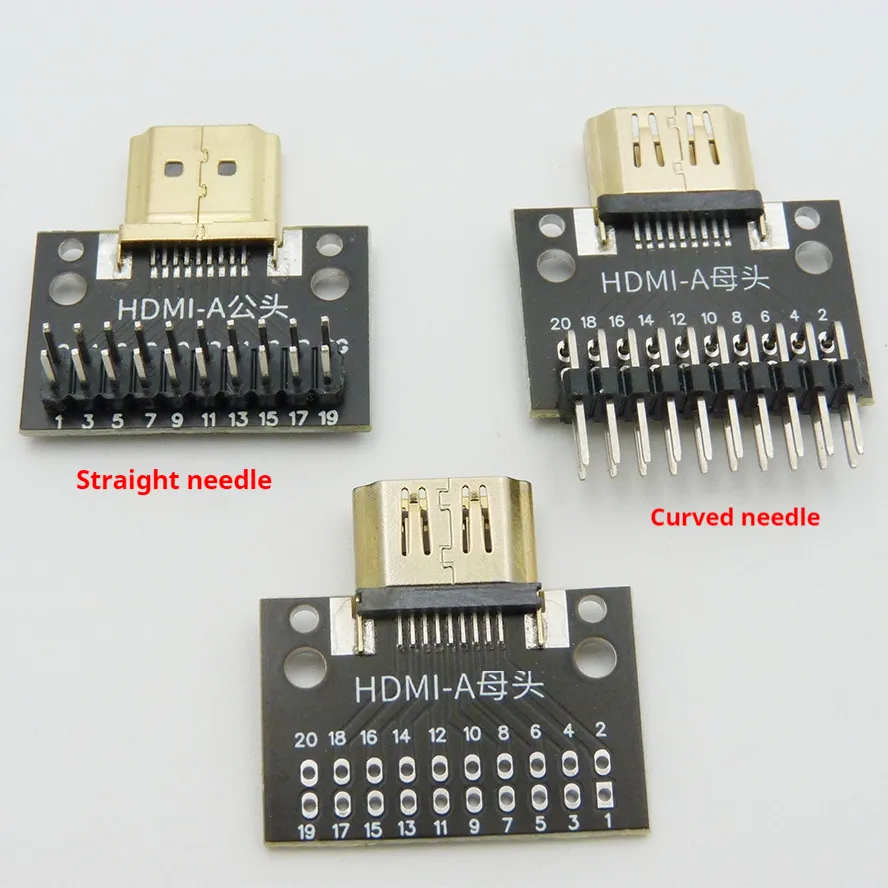 HDMI19PIN Test Female Connector Gold Plated Switchboard