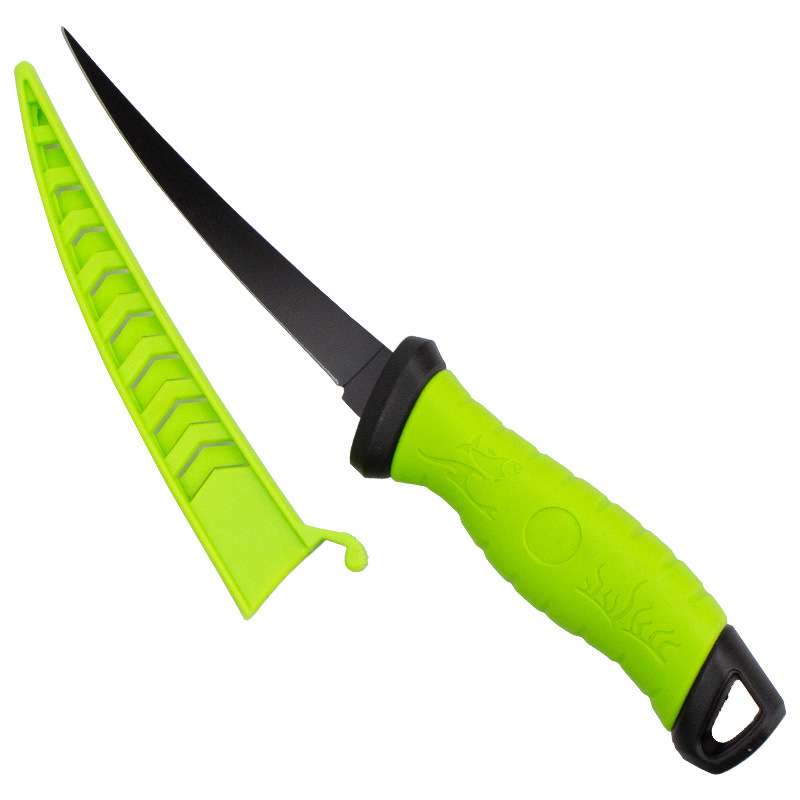 In Stock Yangjiang Fishing Knife With Blade Sheath Fish Slicer 5-inch 6-inch 7-inch 8-inch 9-inch Fish Knife Fishing Knife