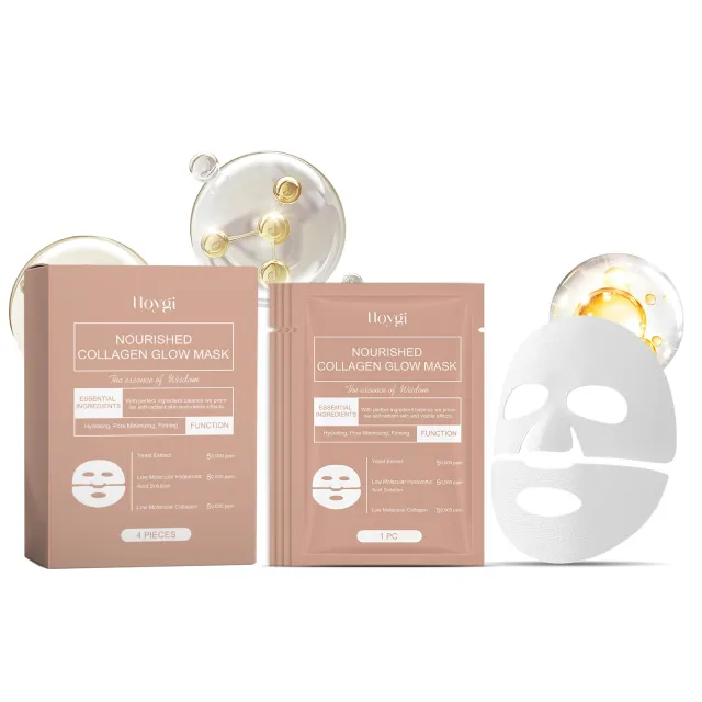 Nourished Collagen Glow Mask 4Pieces - Shop at LoveMi