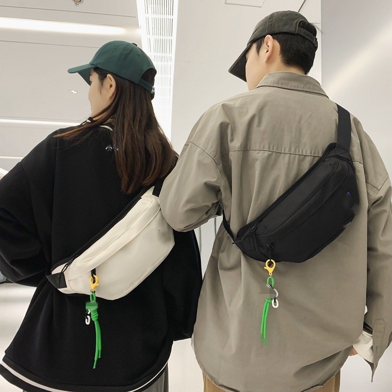 Men's Chest Bag Pattern Solid Color - CJdropshipping