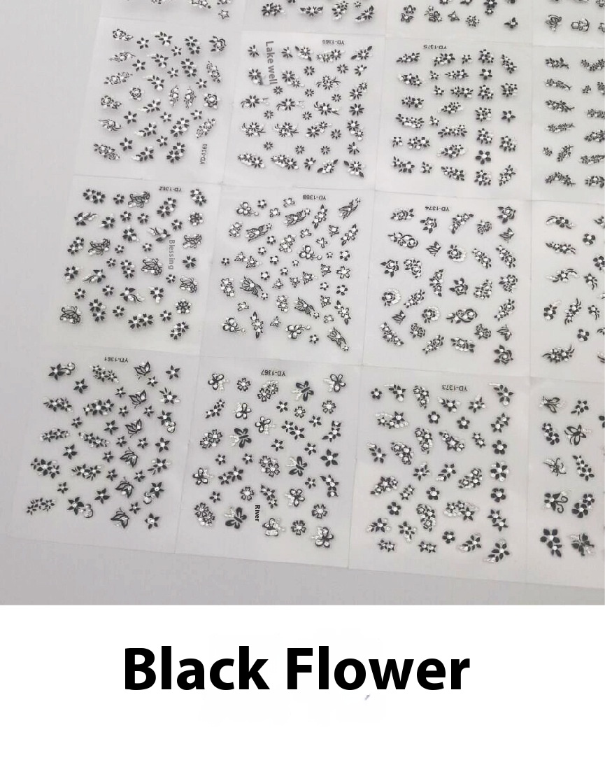 3D Nail Decoration Nail Sticker Set