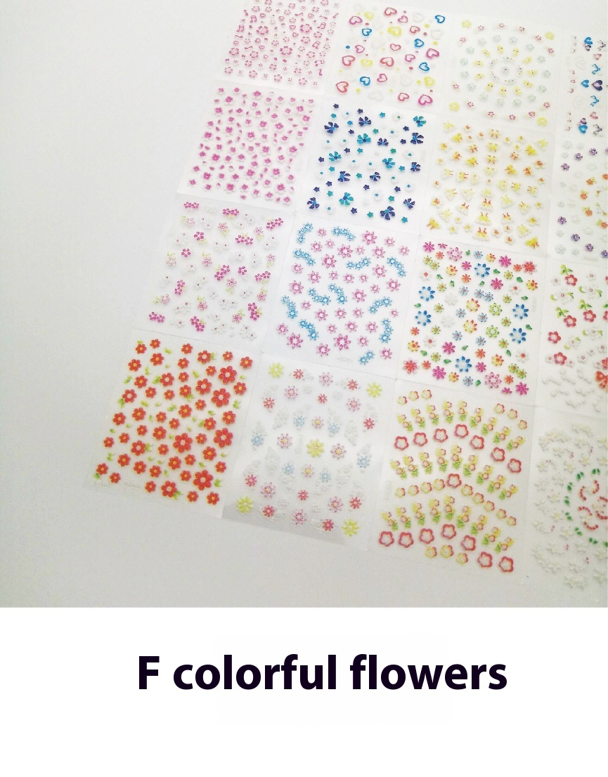 3D Nail Decoration Nail Sticker Set