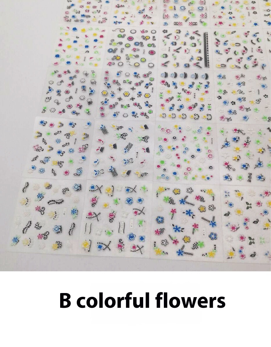 3D Nail Decoration Nail Sticker Set