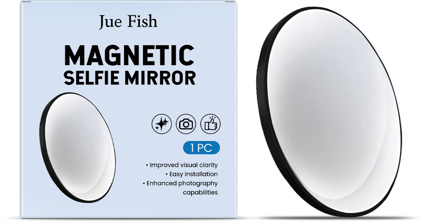 Magnetic Selfie Mirror – Black