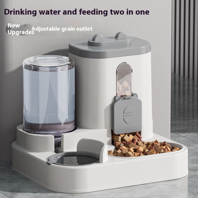 Pet Feeder Automatic Drinking Water Large Capacity Integrated