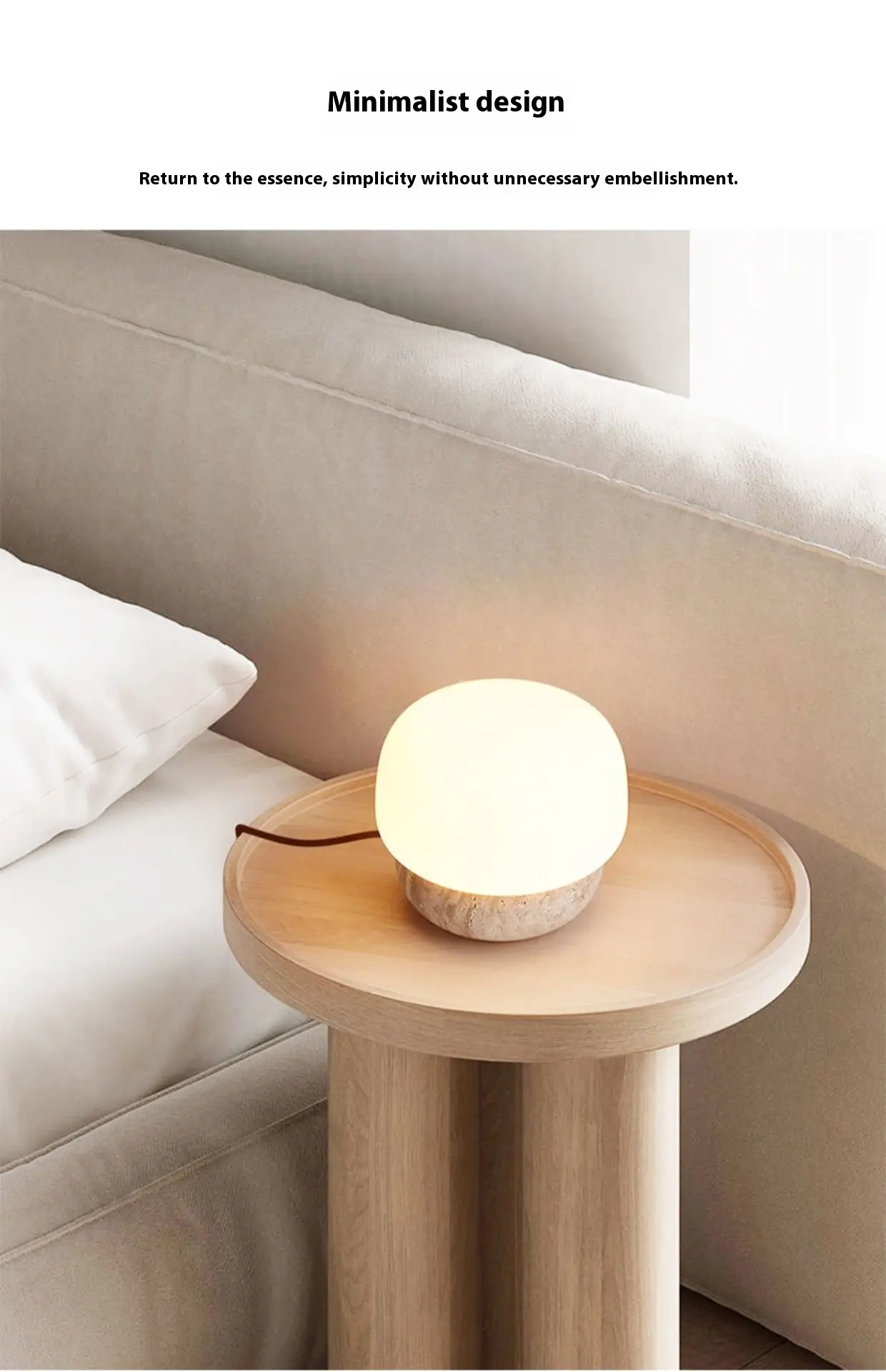 Cream Style Good-looking Atmosphere Retro Creative Bedside Lamp