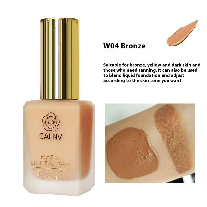Liquid Foundation Wheat Black Leather White Blend Agent - W04 Bronze