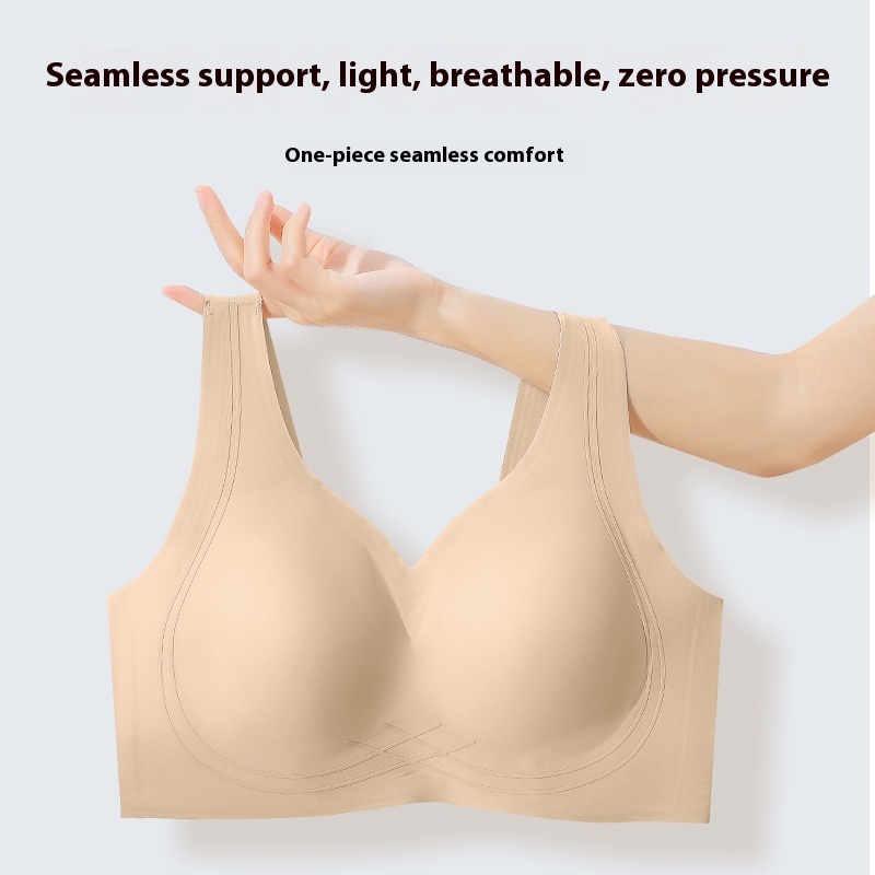 Glossy Modal Plus Size Wireless Thin Underwear