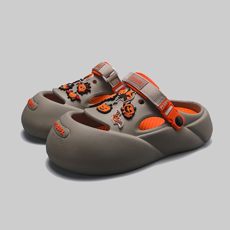 Summer Funny Baotou Beach Hole Shoes Men