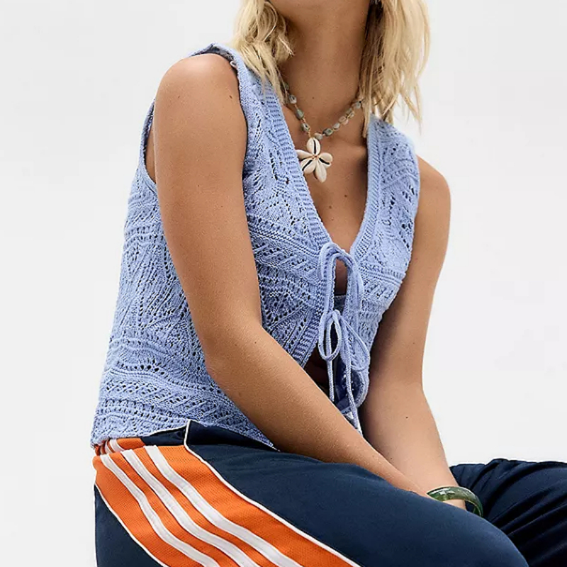 Kimchi Blue Malibu Tie Front Tank