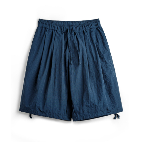 Summer Embroidered Loose Thin Beach Men's Shorts