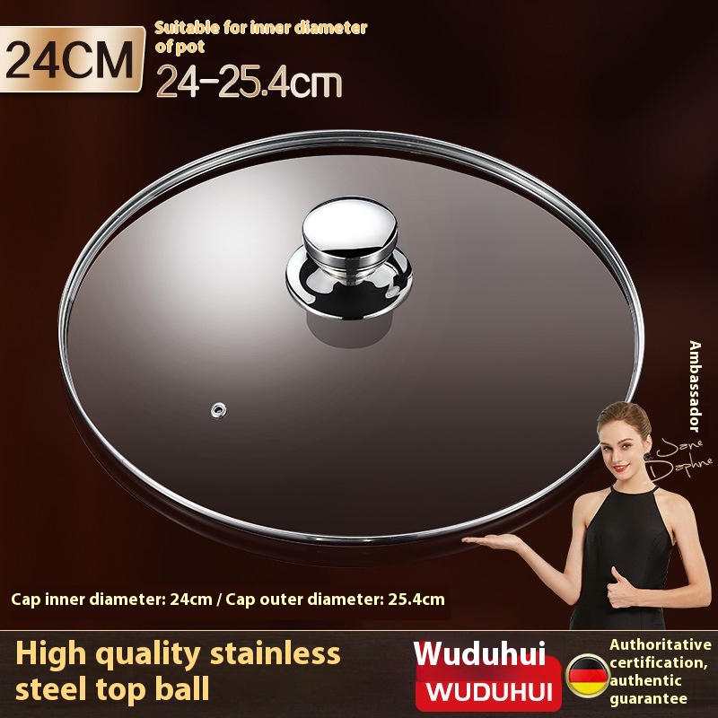 Explosion-proof And High-temperature Resistant Wok And Soup Pot Stainless Steel Universal Cover