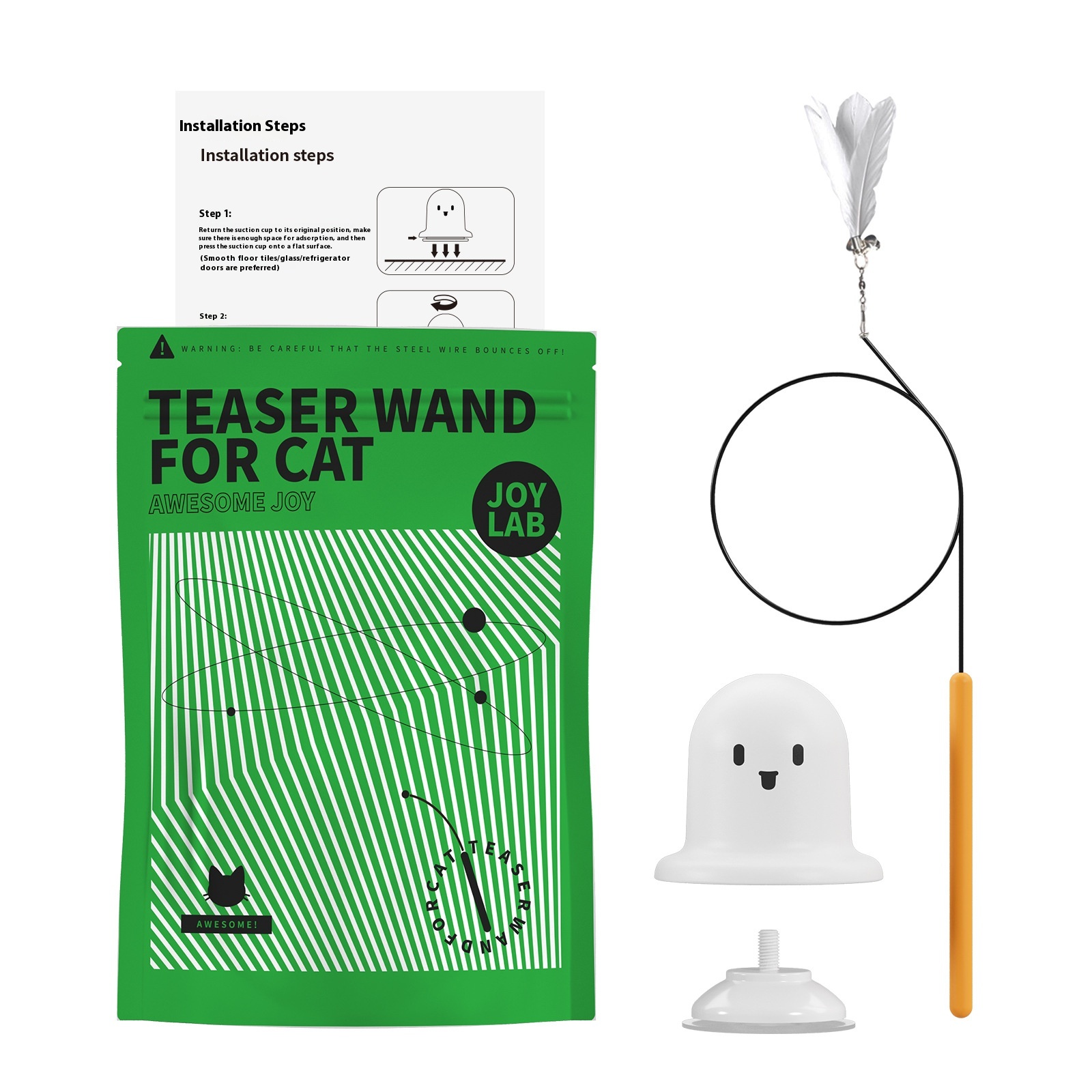 Cat Toy Strong Suction Cup Cat Teaser