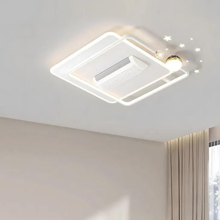 Leafless Fan Lamp Ceiling Luminaire Surface Mounted