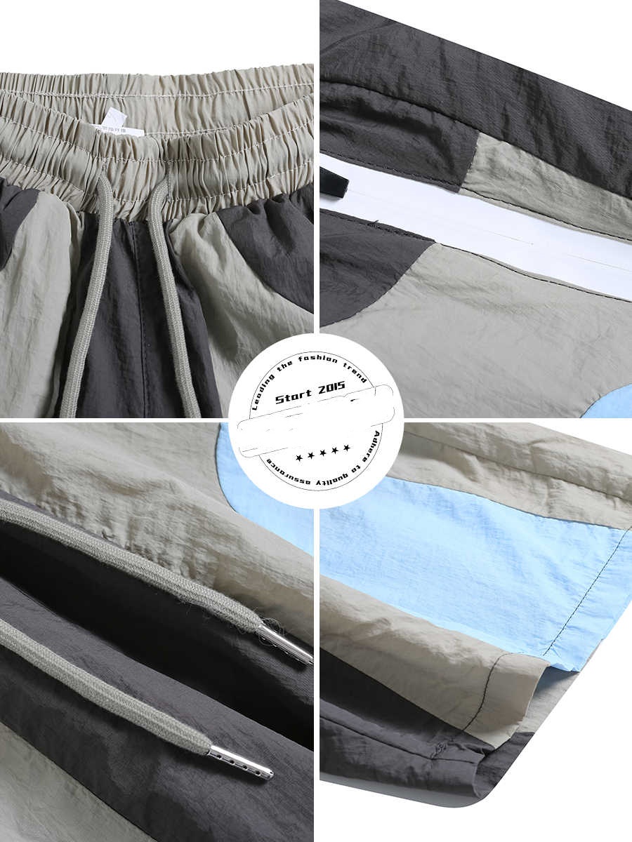 Patchwork Outdoor Sports Quick-drying Workwear Beach Shorts