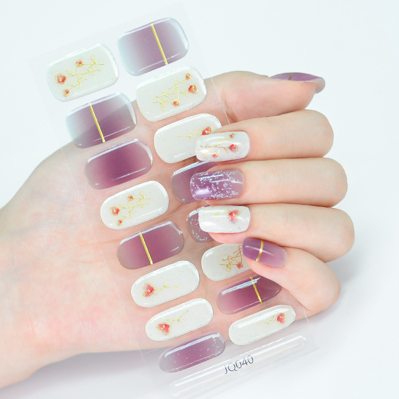 Gel Nail Sticker Light Hardening