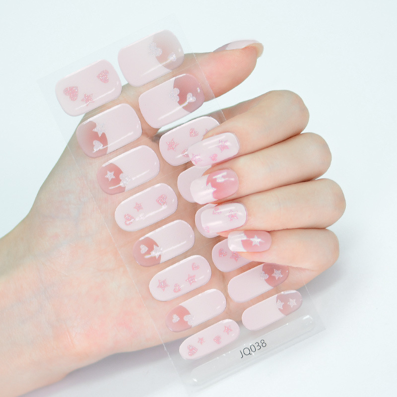 Gel Nail Sticker Light Hardening