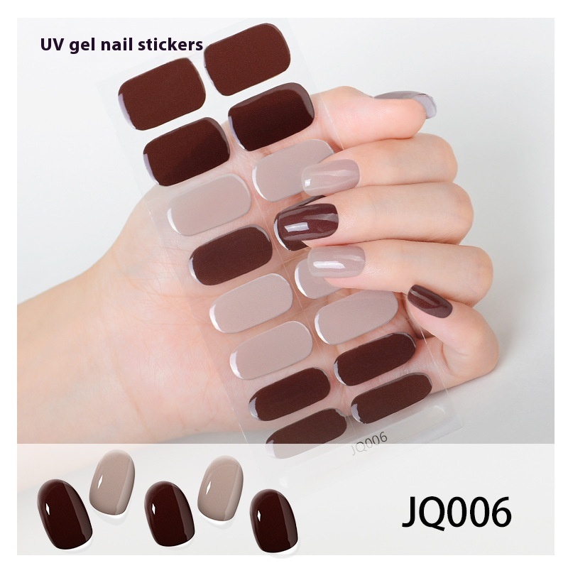 Gel Nail Sticker Light Hardening