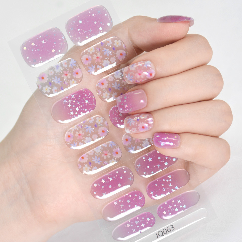 Gel Nail Sticker Light Hardening