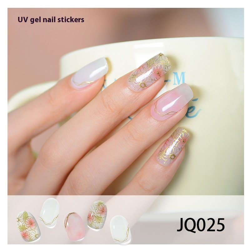 Gel Nail Sticker Light Hardening