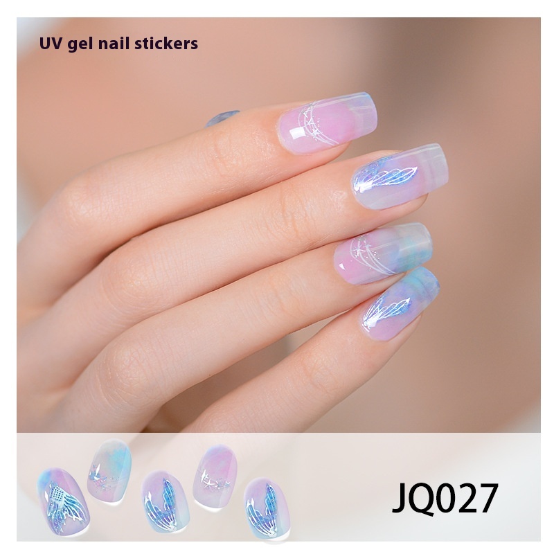 Gel Nail Sticker Light Hardening
