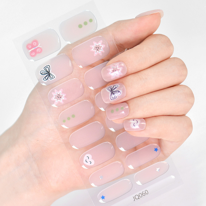 Gel Nail Sticker Light Hardening