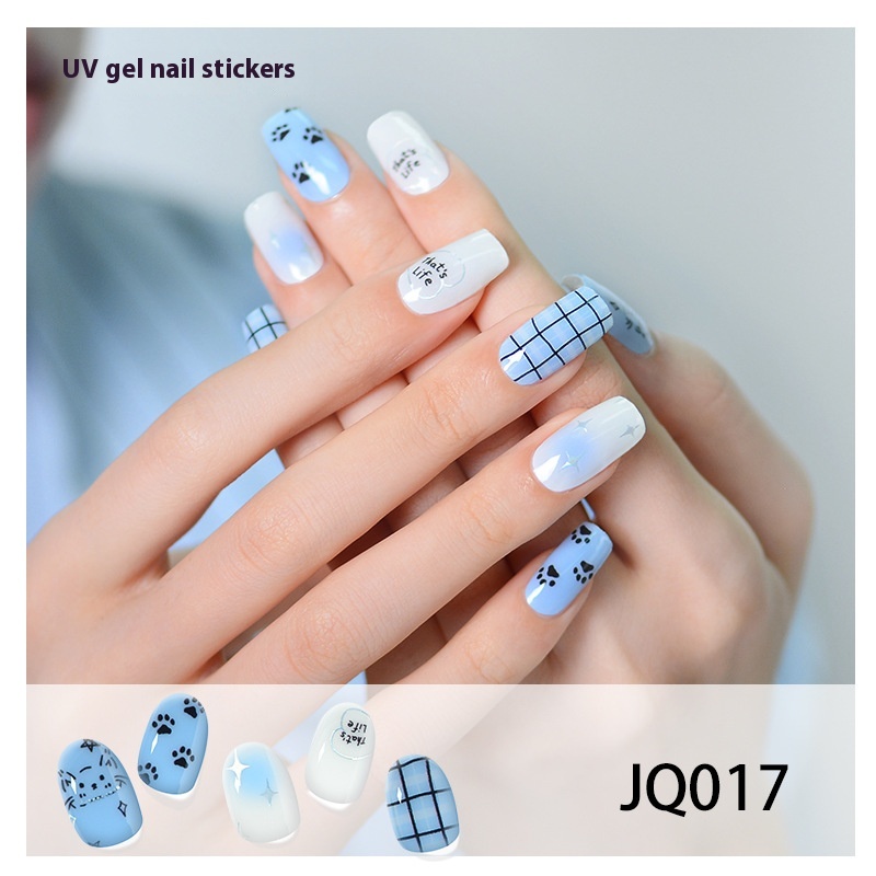 Gel Nail Sticker Light Hardening