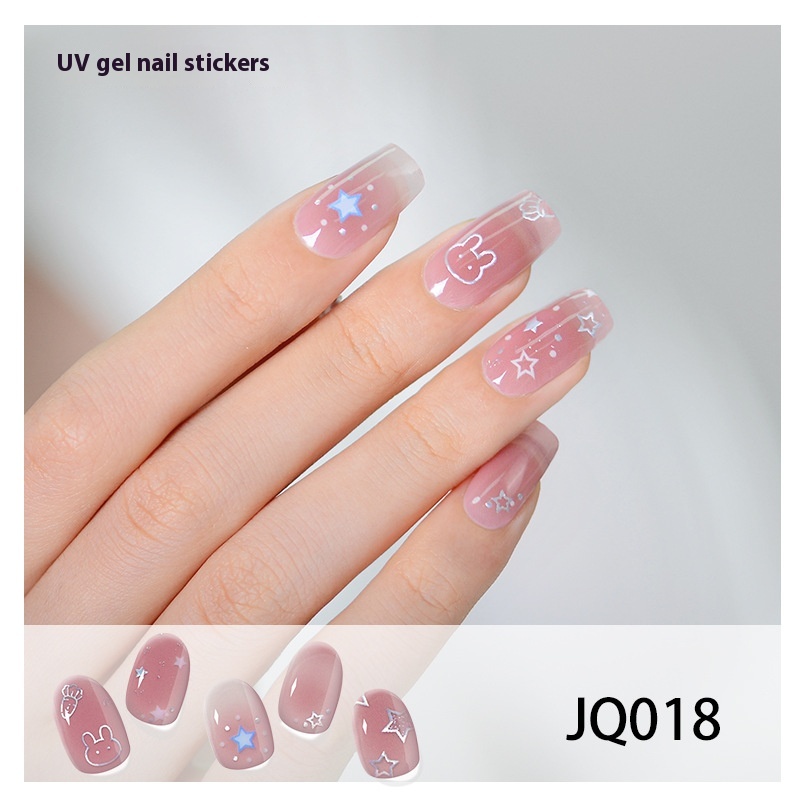 Gel Nail Sticker Light Hardening