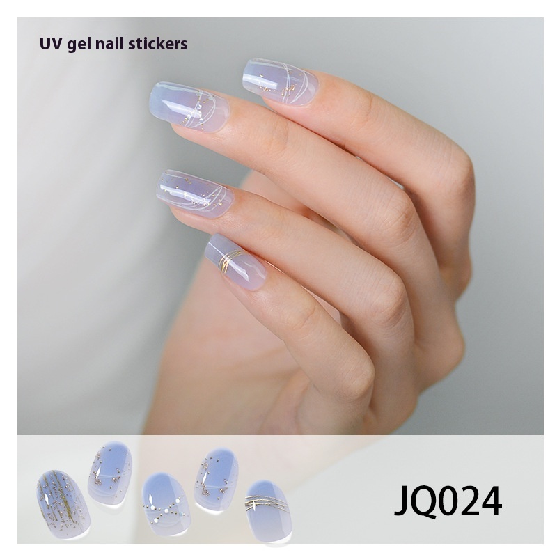 Gel Nail Sticker Light Hardening