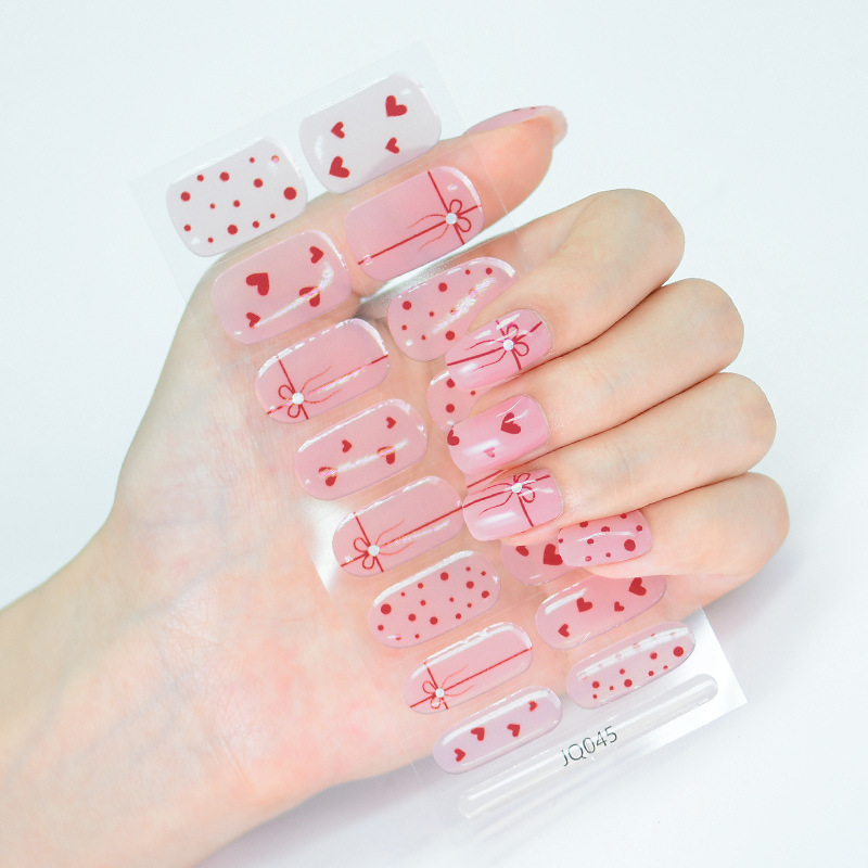 Gel Nail Sticker Light Hardening