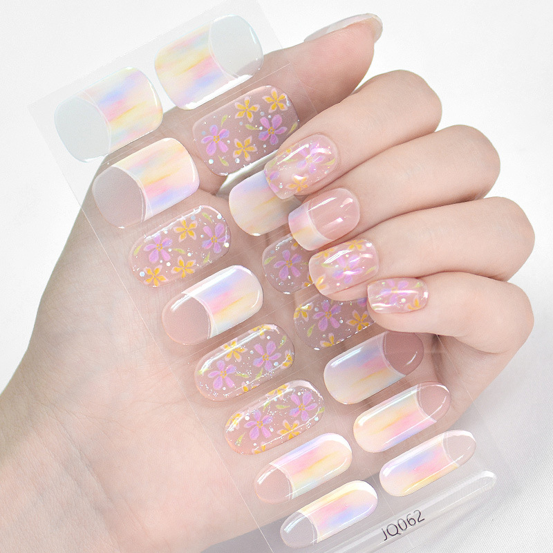 Gel Nail Sticker Light Hardening