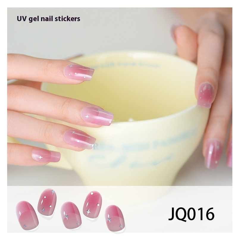 Gel Nail Sticker Light Hardening