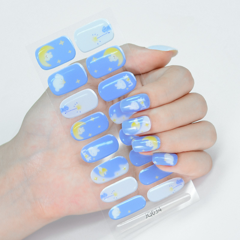 Gel Nail Sticker Light Hardening