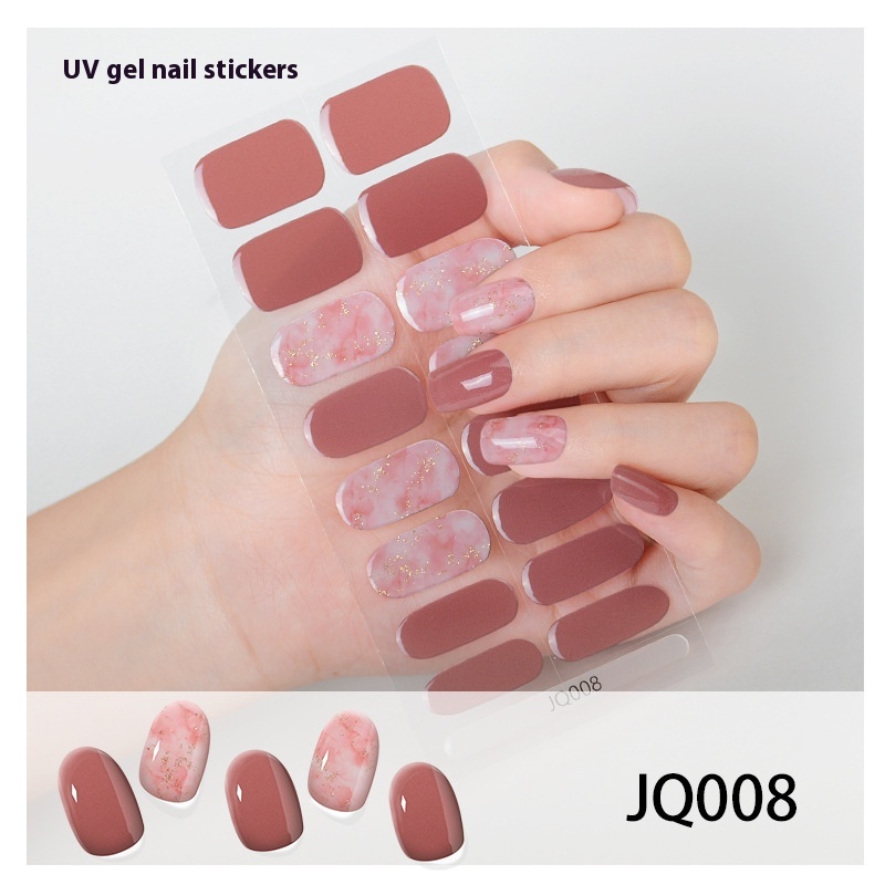 Gel Nail Sticker Light Hardening