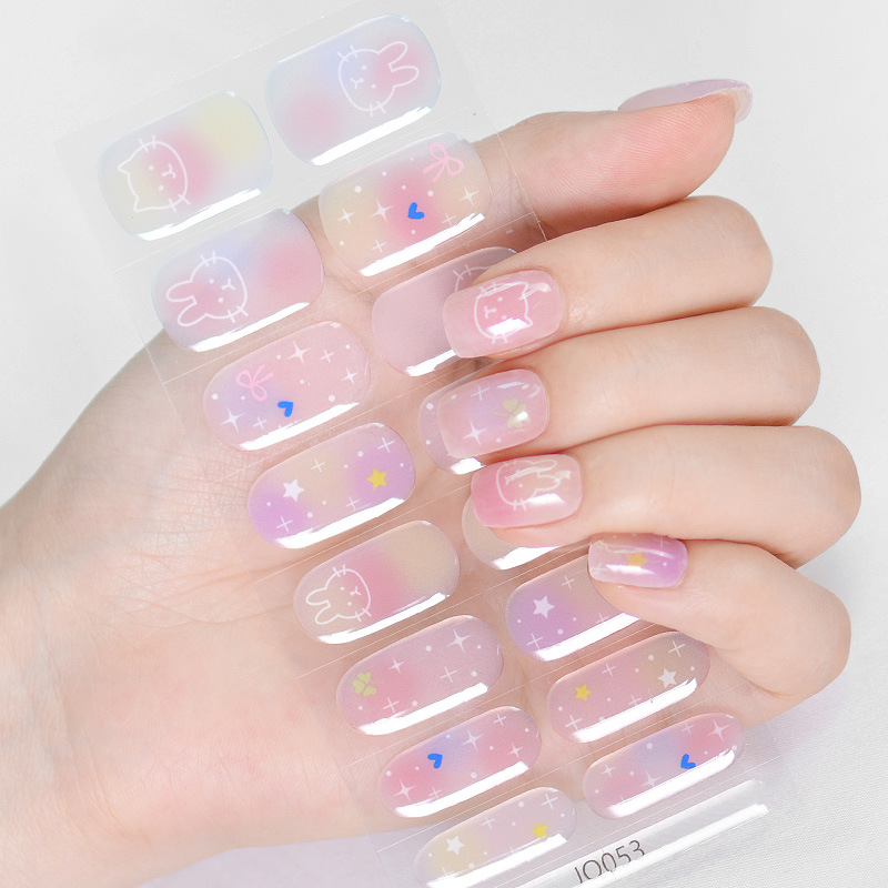 Gel Nail Sticker Light Hardening