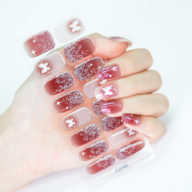 Gel Nail Sticker Light Hardening