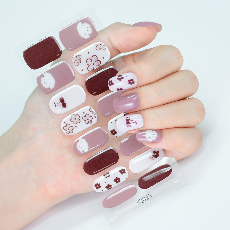 Gel Nail Sticker Light Hardening