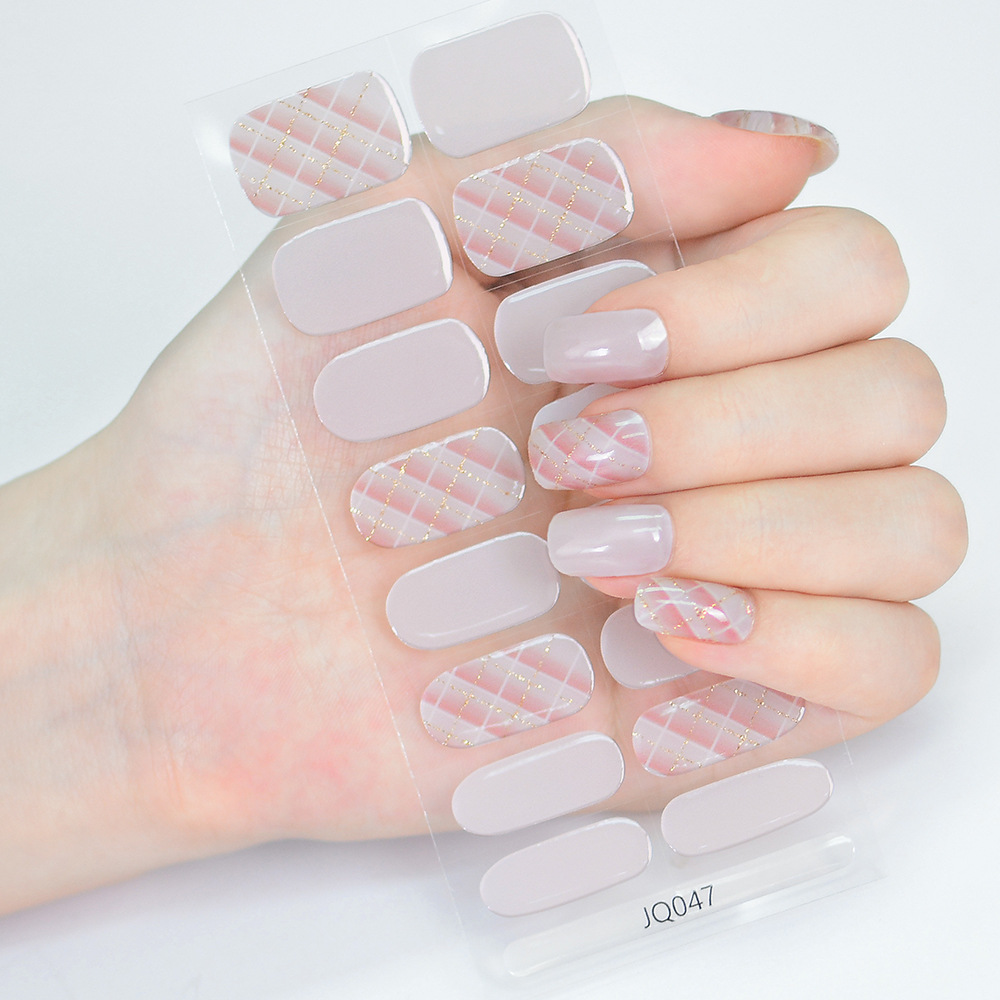 Gel Nail Sticker Light Hardening