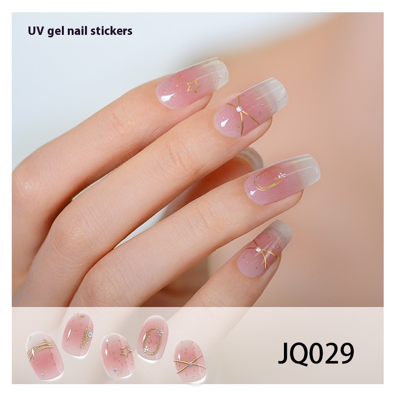 Gel Nail Sticker Light Hardening