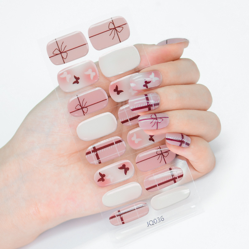 Gel Nail Sticker Light Hardening